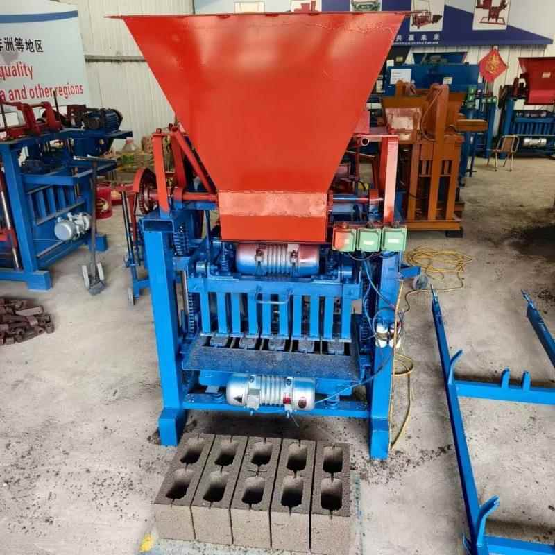 半自动免烧砖机两相电手工水泥压砖机一机多用可以更换模具