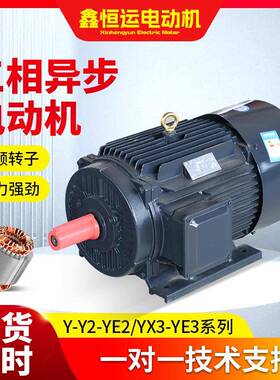生产铜芯三相电机YE2-122M-2机床设备用三相异步电动机2级4W电机