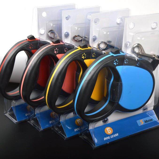 自动牵引绳狗狗伸缩牵引器伸缩牵狗器宠物项圈 厂家宠物用品