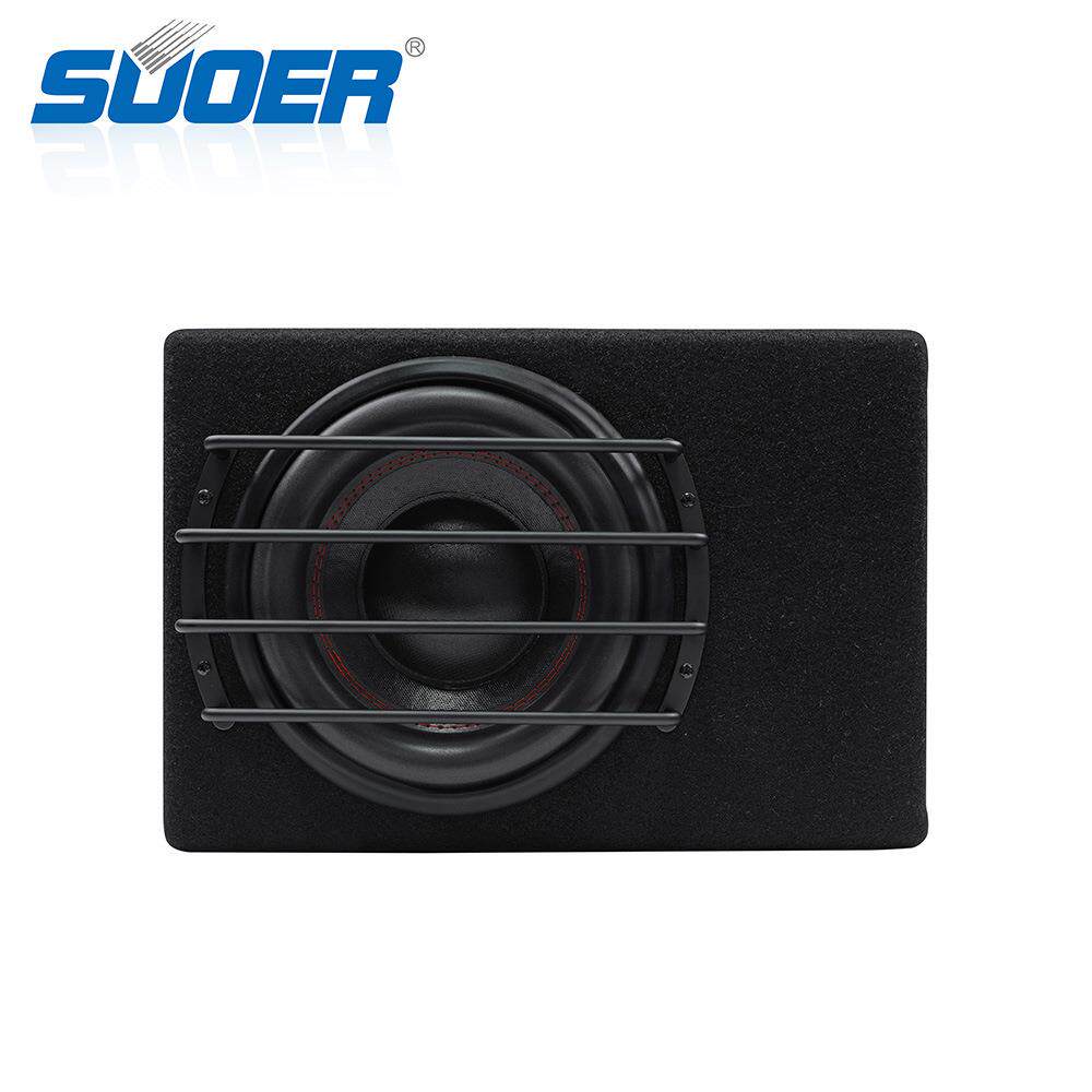索尔方形12v10寸大功率有源低音炮汽车音响改装箱体炮