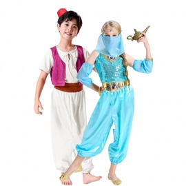 儿童男童阿拉丁神灯西域茉莉，公主表演服装，万圣节幼儿园女童演出