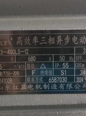 山东淄博厂家直供YE3-400L5-12/315W-380V低压大功率电机马达