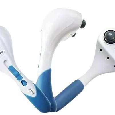 卡通狗双头大力按摩器脊椎梳理棒多功能家用电动手持锤震动按摩仪