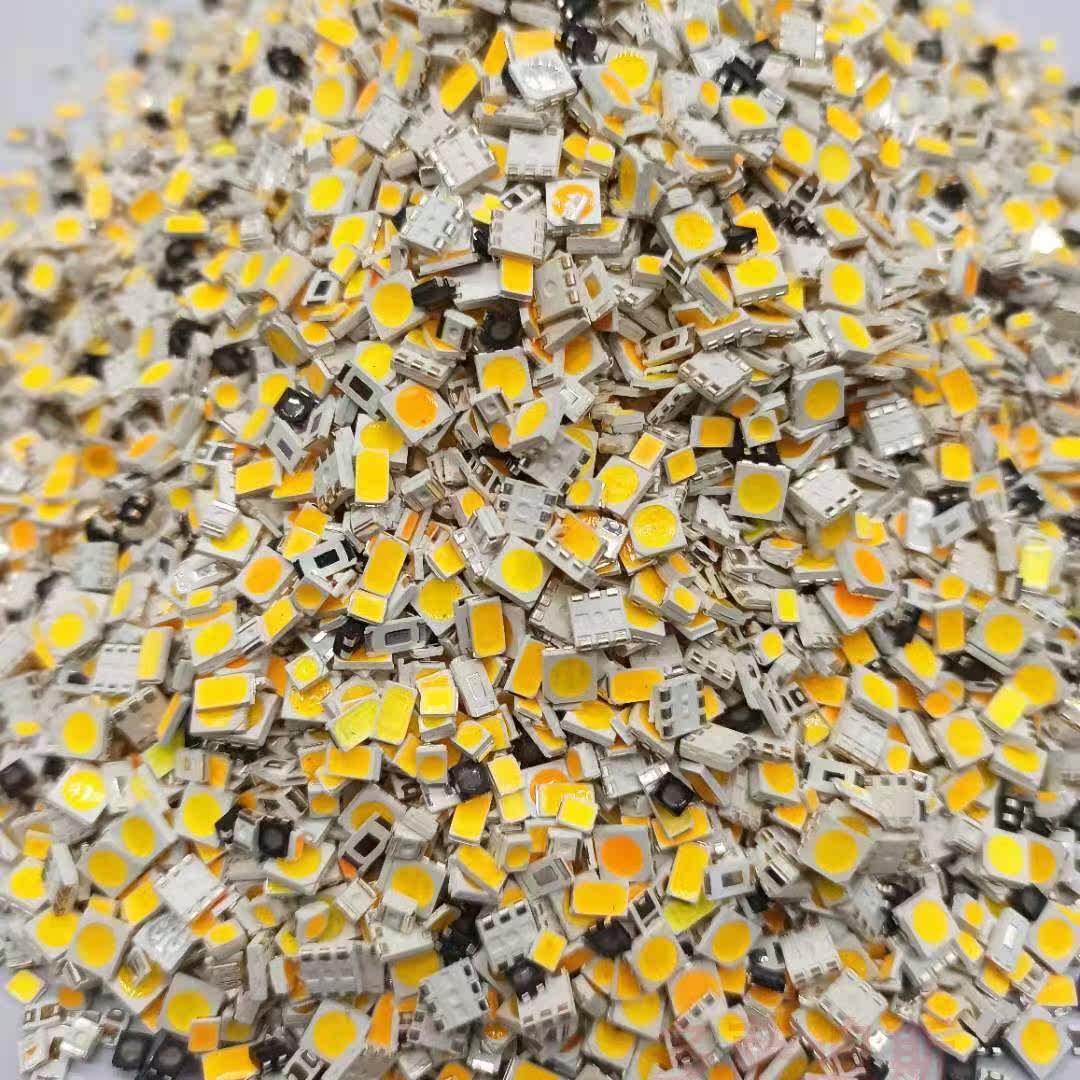 优质混装贴片LED灯珠LED灯高亮LED光源暖色白光维修照明DIY