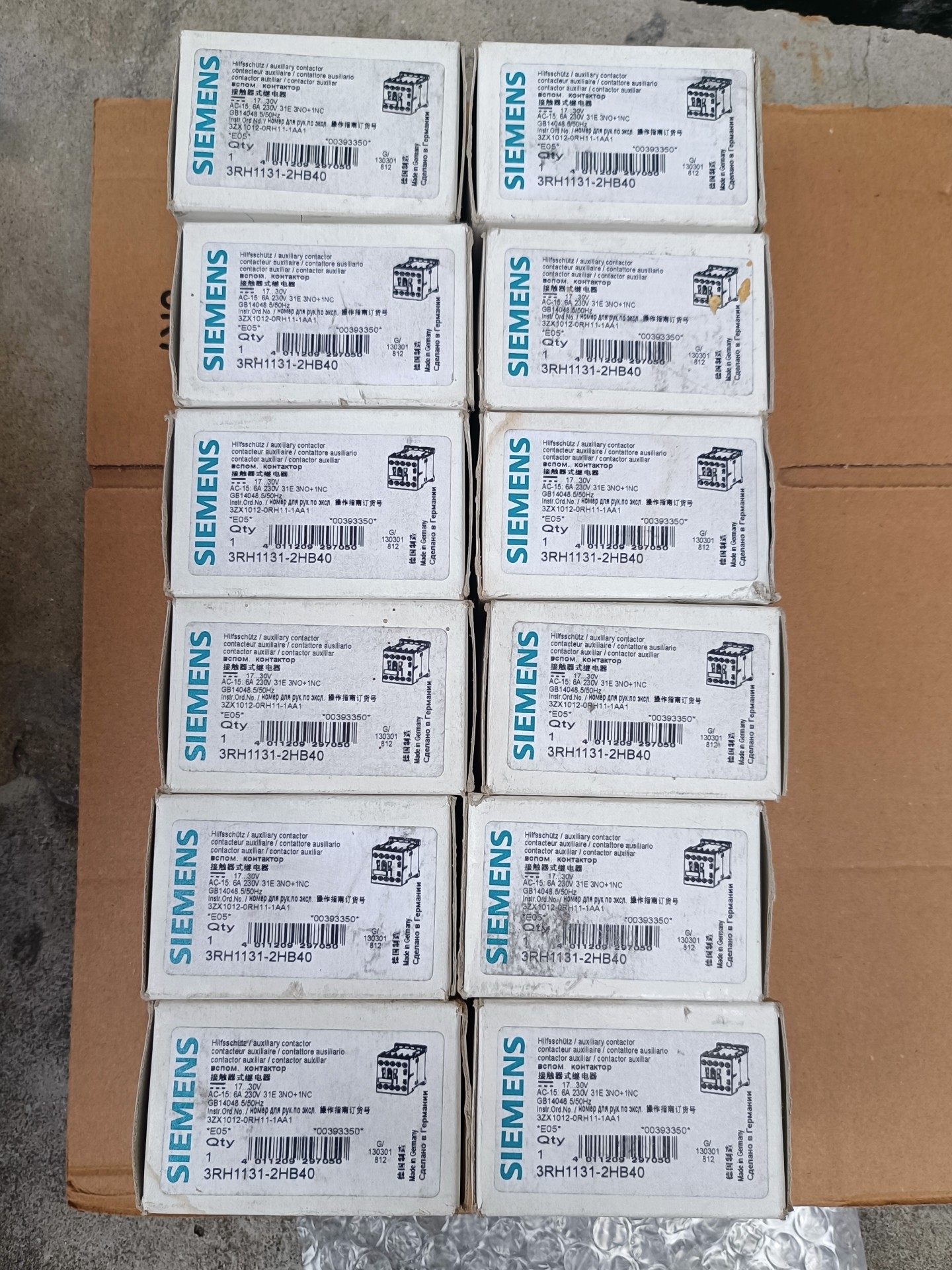 全新西门子原装正品3RH1131-2HB40 接触器，数量1