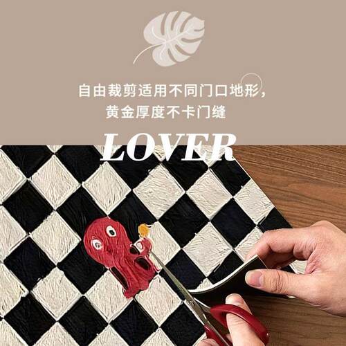 进门地垫入户门垫家用门口可擦免洗pvc防滑耐脏脚垫玄关门外地毯