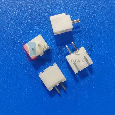 XHB-2P带锁直针2.54-2A带扣 TJC3 直插座 2.54-2P公座 1000只