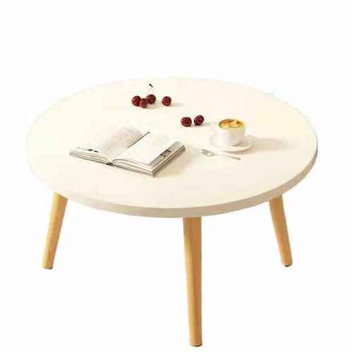 小桌子家用轻奢飘窗小茶几简约卧室阳台坐地矮桌实木桌腿ins风