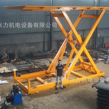 大型升降机大吨位6吨电动升降平台汽车升降台电动液压平台5吨