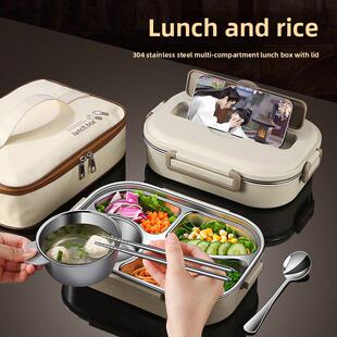 lunch box tableware bento insulation compartments饭盒保温盒