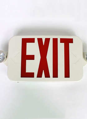 新款外贸EXIT安全出口灯双头消防应急灯/疏散照明灯LED消防应急灯