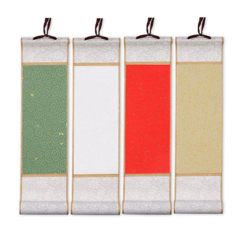 手持小对联书法卷轴新年装饰订婚婚房堵门拍照道具手写真迹定制