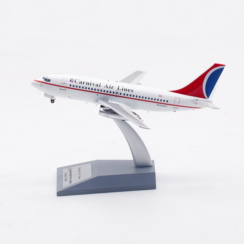 Inflight 1:200 飞机模型 合金 嘉年华航空 波音 B737-200 N202AU
