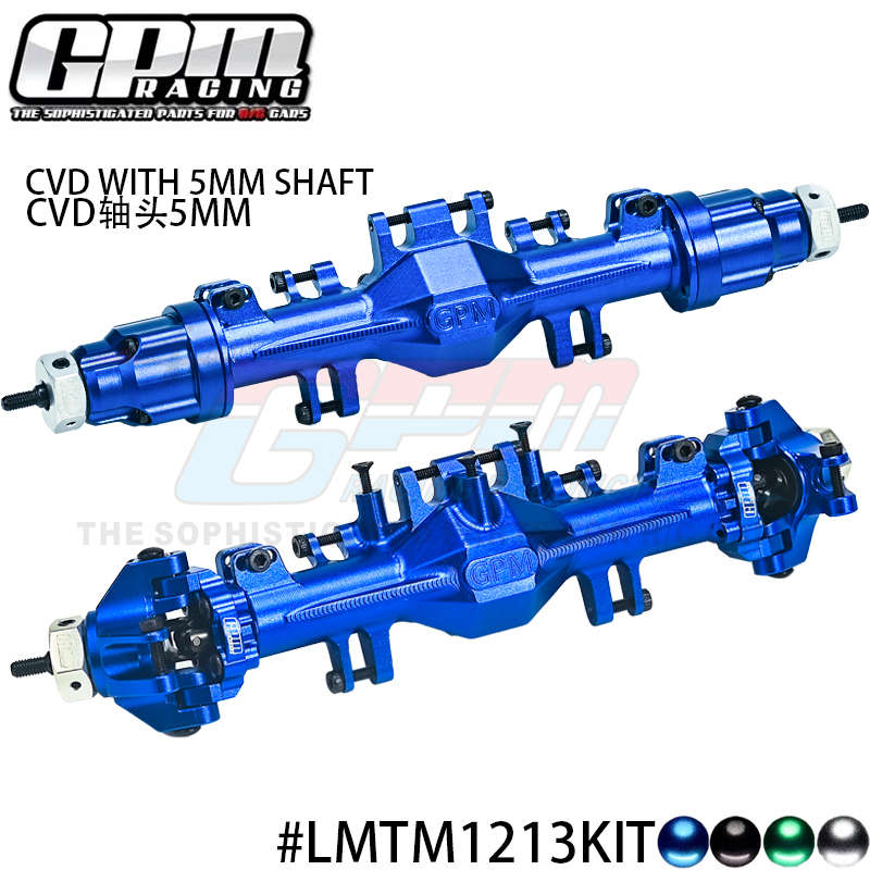 GPM 1/18 Mini LMT大脚车7075快拆式前后车桥套件/CVD轴头5MM