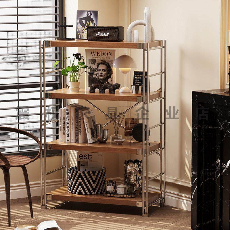 日式置物架落地多层客厅阳台简约中古储物架书架厨房微波炉收纳架,住宅家具,搁板/置物架/家用陈列架,淘宝优惠券,粉丝福利购,淘宝优惠卷