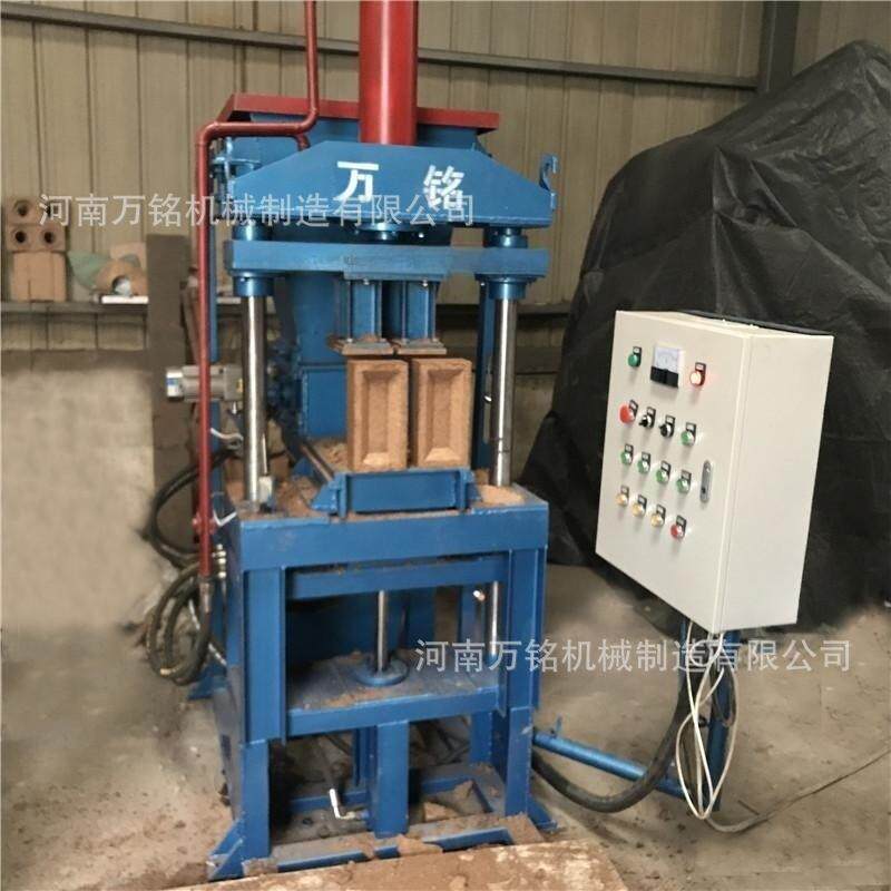 郑州双孔互锁砖设备俄罗斯方块积木粘土砖机文化石外墙仿古砖机