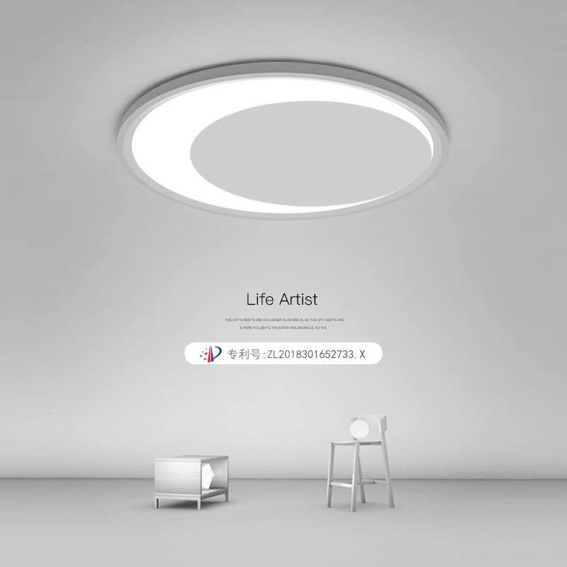 创意个性阳台灯led吸顶灯现代简约圆形过道走廊玄关小房间灯具