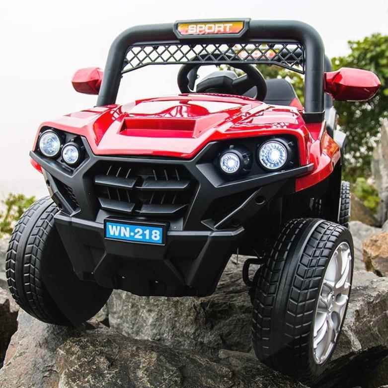 高档婴儿汽童遥控电动车四轮越野车小孩宝玩车具可坐人4驱宝摇摆