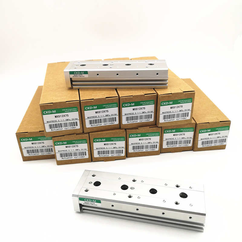 亚德客型导轨滑台气缸HLQL/HLQ12/16X20/30/40/50/75/100/-S/AS/B