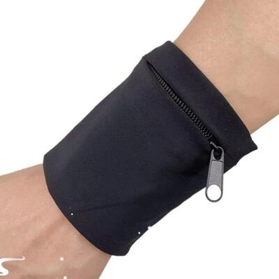 1PC Zipper Running Bags Lightweight Wrist Wallet Pouch for P