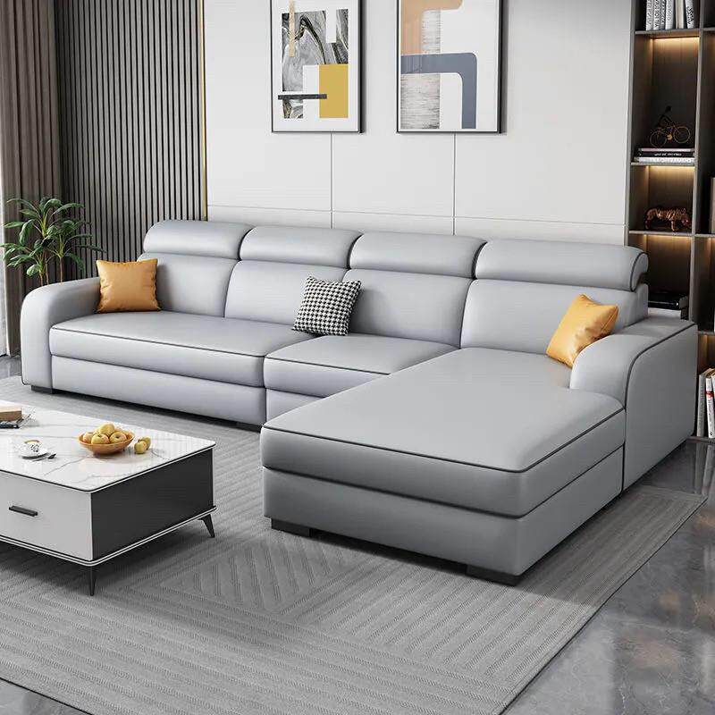 免洗科技布猫爪真皮沙发现代简约客厅大小公寓皇妃沙发家居布艺沙