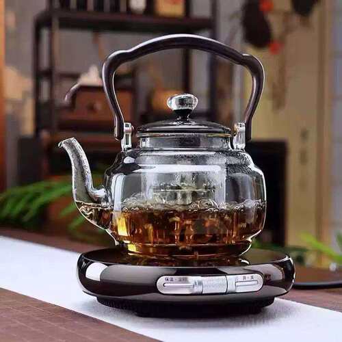电陶炉煮茶壶泡茶专用电热烧水壶玻璃煮茶器家用小型煮茶炉