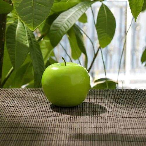 1PC Artificial Fake Foam Fruits and Vegetables Green Apple