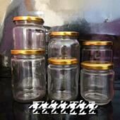 加厚玻璃蜂蜜罐玻璃罐头瓶泡菜瓶果酱瓶辣椒酱瓶储存罐密封罐