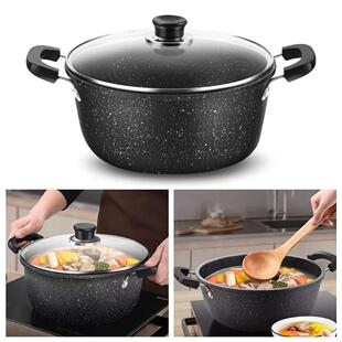 Universal Non Lid Kitchen Pot with Soup Stone Maifan stick