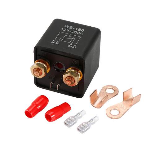 产品12V24V200A持续工作继电器1.8W升级款总电源送配件继电器