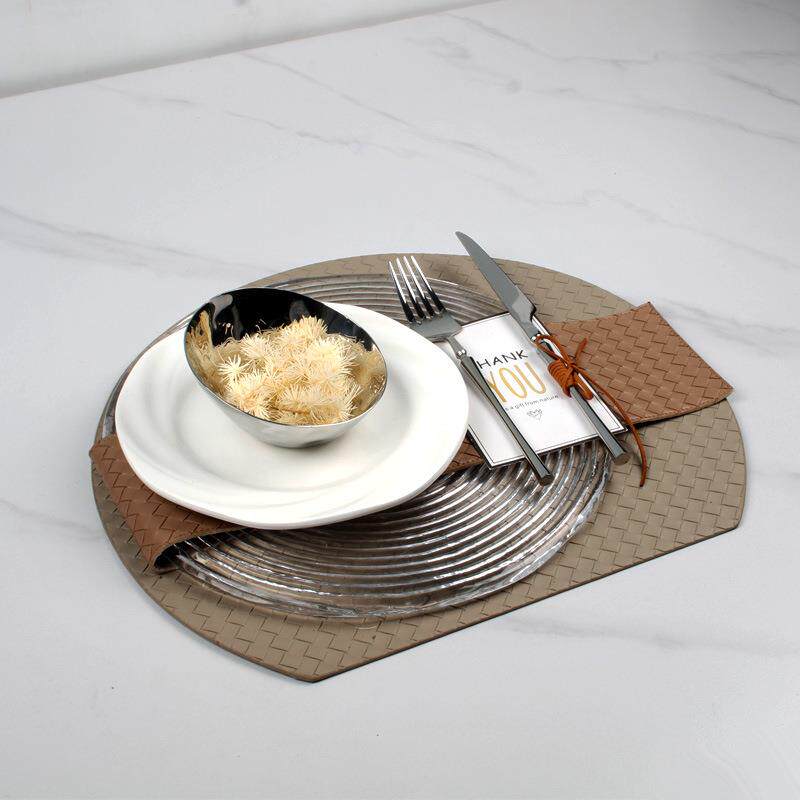 现代轻奢样板房装饰餐盘套装摆件样板间售楼处餐桌软装摆盘餐具