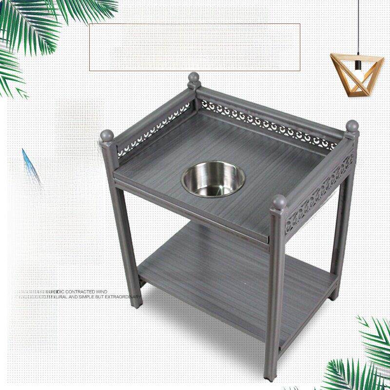 高端麻将机桌咖啡桌烟灰缸棋牌室木制咖啡桌茶室茶桌茶架茶凳边桌