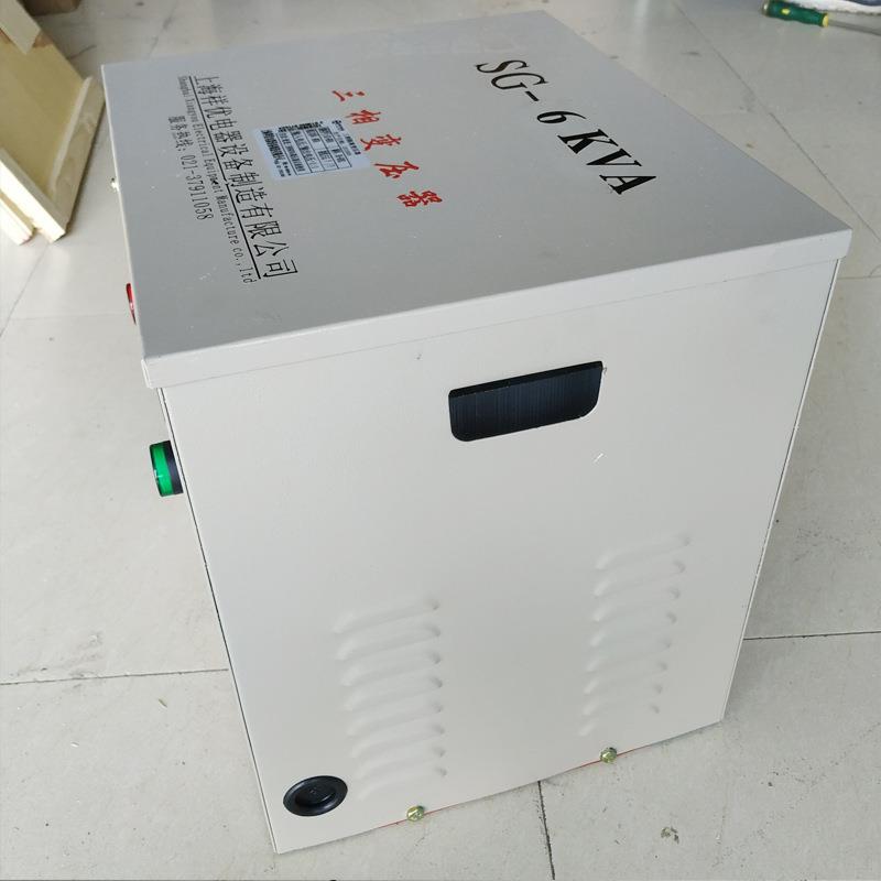 三相380V变220V变压器5000W机械设备用3相变压器6KVA带电压表