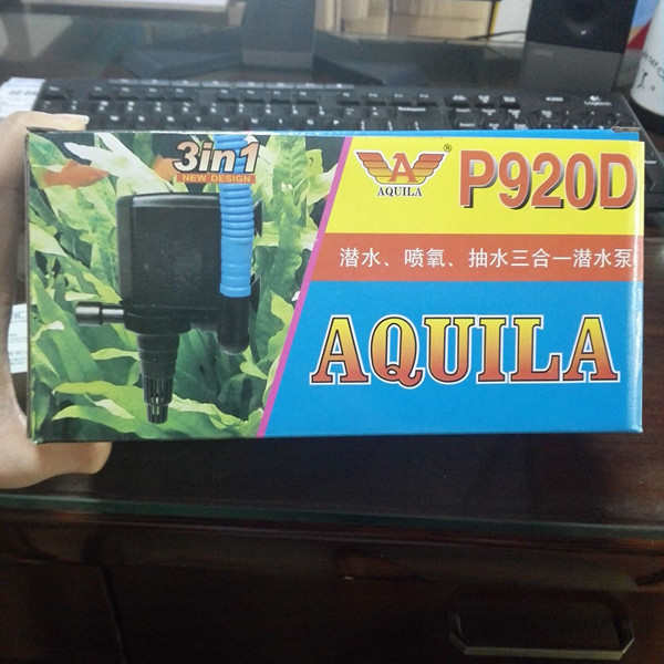 老牌水族厂家振华三合一潜水泵佳宝P920D/950D过滤泵潜水喷氧抽水