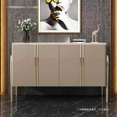 轻入户奢玄岩KX-65570关柜现代简餐厅美式约餐边柜置物柜客厅靠墙
