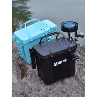 新款多功能小钓箱钓鱼箱全套钓鱼桶可坐加厚钓桶溪流路亚箱活鱼桶