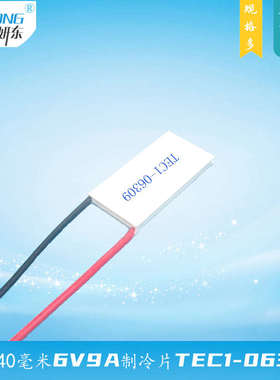 204006306制冷片20*40mm妍东6V6A电子半导体致冷器组件TEC1-06306