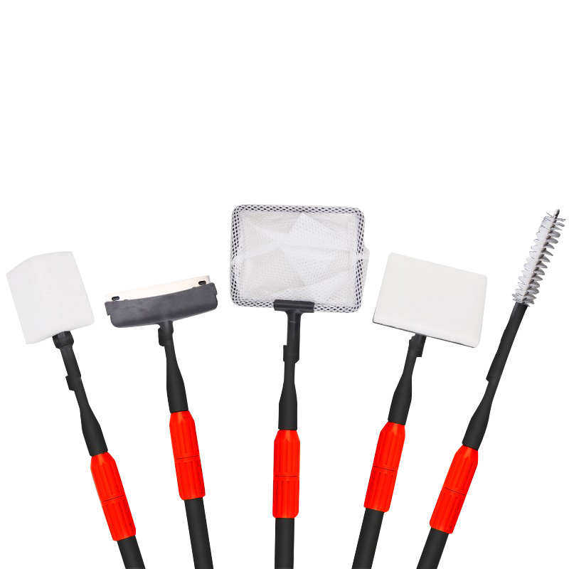 老鱼匠鱼缸刷子老渔匠清洁清理工具五合一长柄伸缩刷洗擦玻璃刮刀,宠物/宠物食品及用品,鱼缸清洁用具,淘宝优惠券,粉丝福利购,淘宝优惠卷