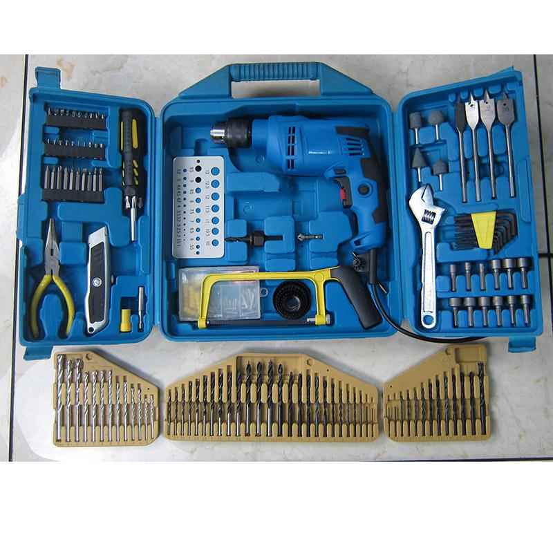 五金工具箱 多功能电动工具 家用套装 三折套装020-2