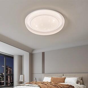 简约风创意吸顶灯卧室房间灯现代极简餐厅书房全光谱LED护眼灯具