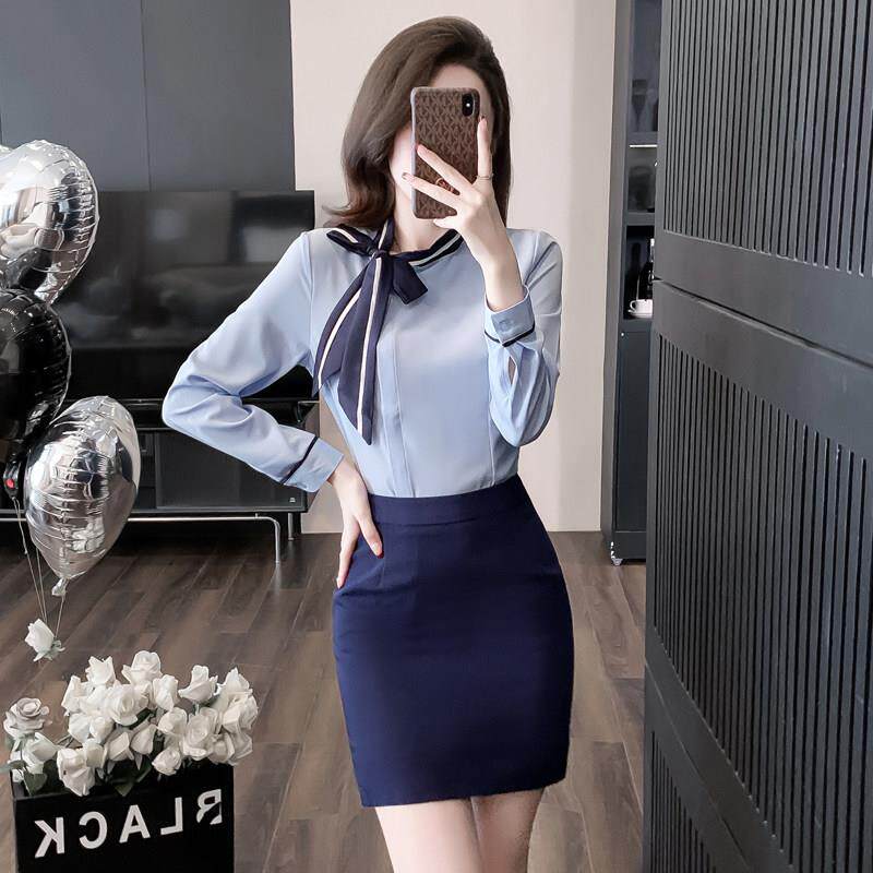 南航空姐制服职业套装高端高铁乘务员工装女职业气质套装裙两件套