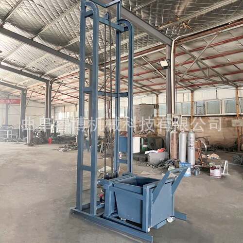 环链式垂直提料机单斗式翻转提升机带小料车的斗式提升机