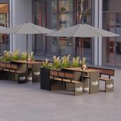 户外桌椅广场商场售楼部洽谈接待奶茶店咖啡厅甜品店铁艺桌椅组合