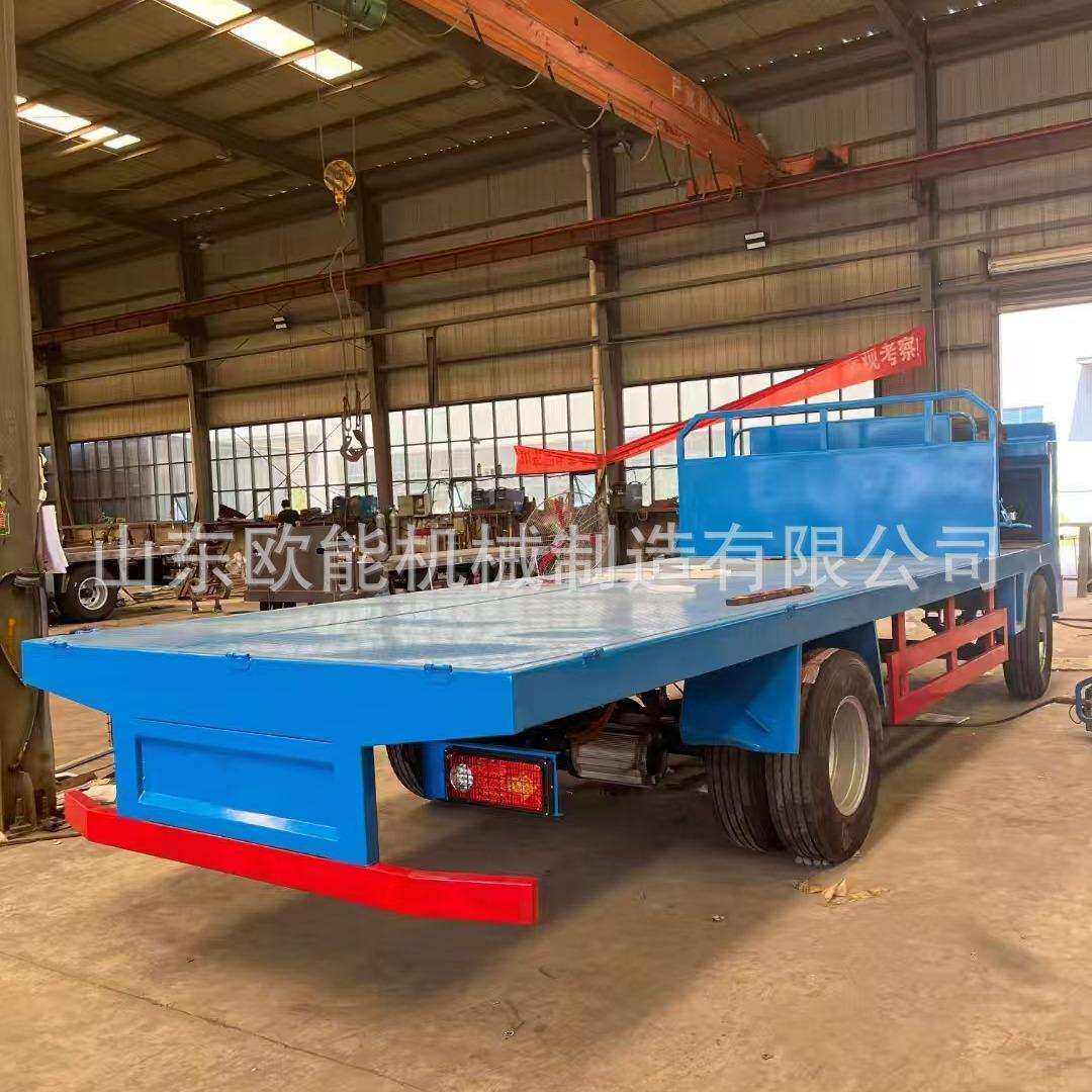 电瓶搬运车工程车 车间周转四轮拉货车载重王吨 承载力大动力强