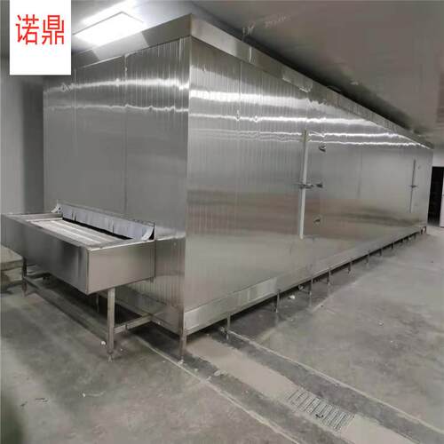 包子馒头冷风冷却机 隧道式降温设备厂家 氟利昂速冻机自动进出料