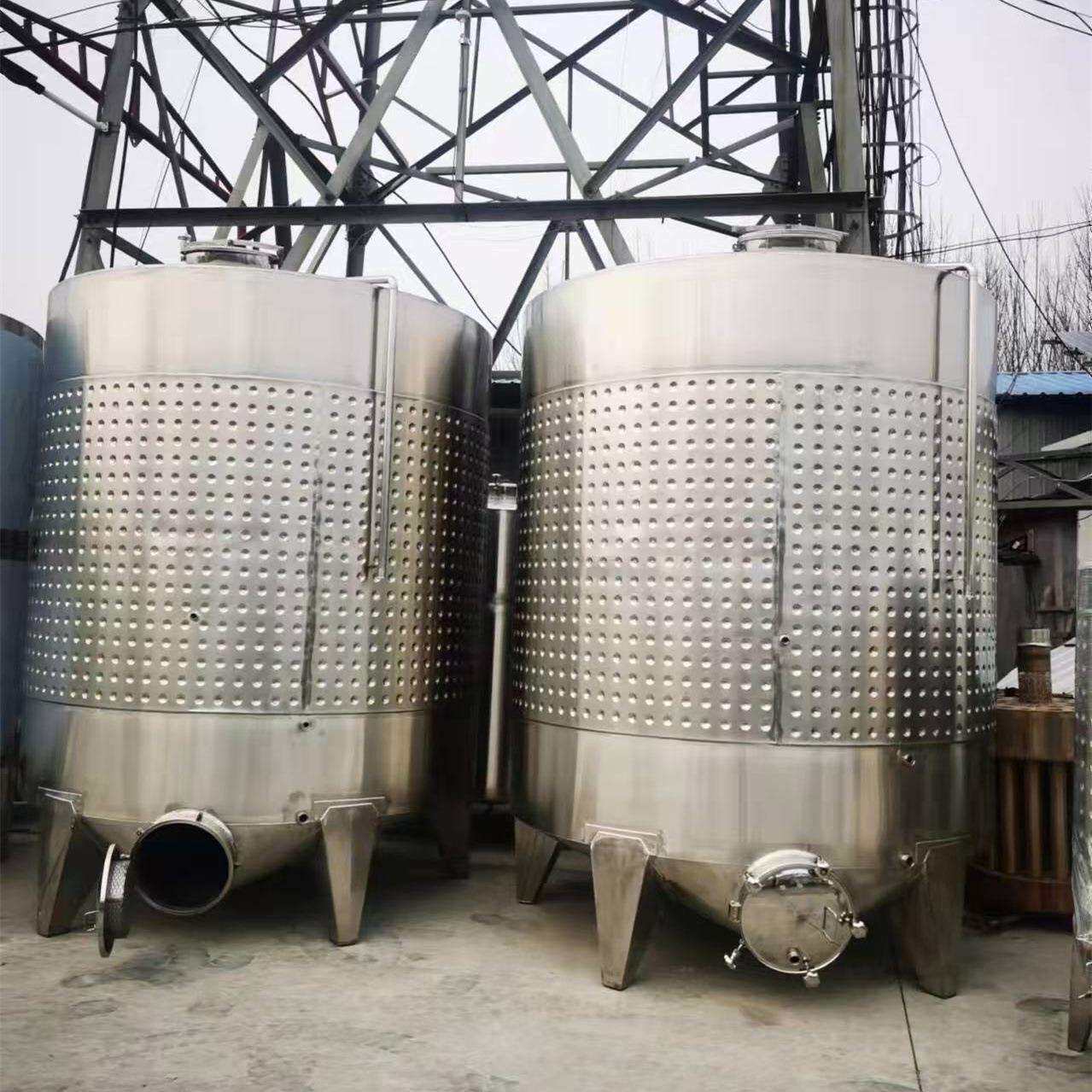 立式3吨10吨发酵搅拌罐不锈钢搅拌罐多规格果酒红酒发酵罐