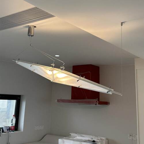 餐厅吊灯现代简约复式别墅客厅LOFT挑空楼梯设计师吧台灯具