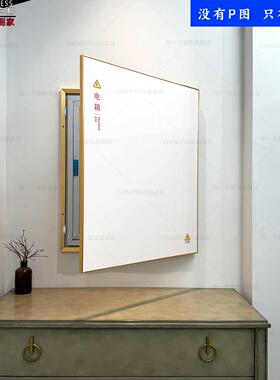 电表箱装饰画壁挂式外开遮挡画消防栓定制遮挡美化消火栓配电箱画
