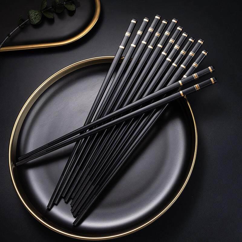 5 Pairs Chinese Japanese Chopsticks Sushi Sticks Korean Chop