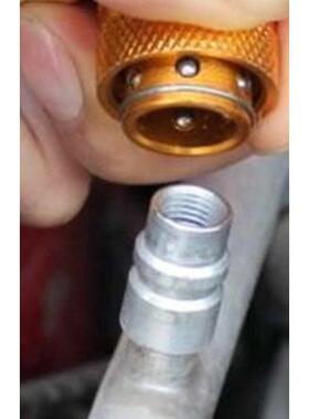 R134A汽车空调制冷剂DIY补充加注管加氟管 雪种冷媒表制冷管金属